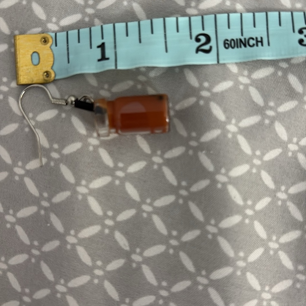 Boba bubble tea hook earrings - Picture 6 of 6